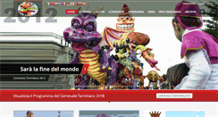 Desktop Screenshot of carnevaletermitano.com